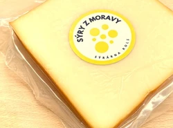 Moravsk&yacute; v&yacute;běrov&yacute; s&yacute;r uzen&eacute; aroma - pl&aacute;tek 200 g